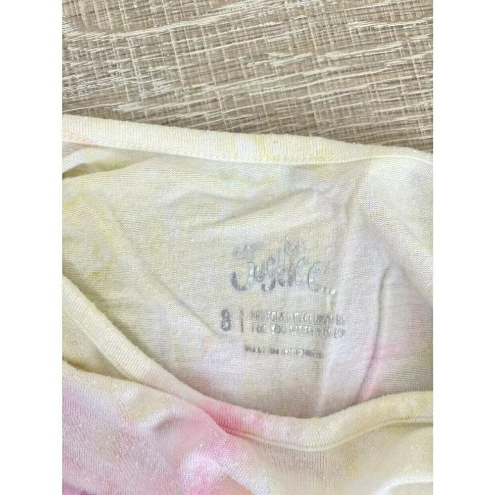 Justice Cold Shoulder Tie Dye Tee